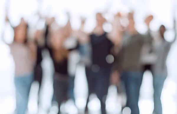 Imagen de fondo de un grupo informal de jóvenes felices — Foto de Stock