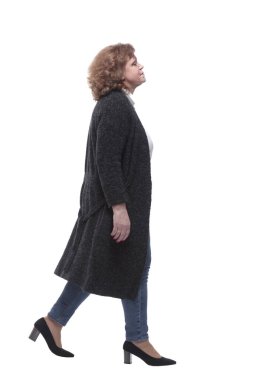 Tam gelişim. Kendinden emin olgun bir kadın bir adım öne çıkıyor..