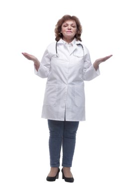 Tam gelişim. Dost canlısı bir doktor sana bakıyor.