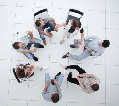 Üst Manzara. Başarılı genç çalışanlardan oluşan bir ekip.