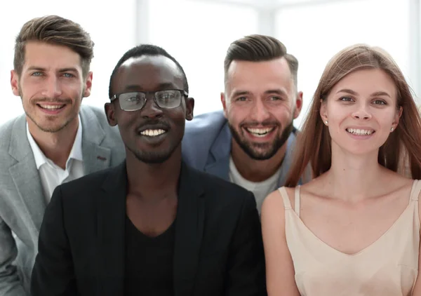 Business colleagues in conference meeting room during presentation — Stock Photo, Image