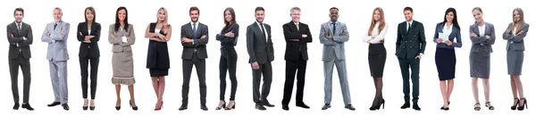 Junge attraktive Geschäftsleute - das Elite-Business-Team — Stockfoto