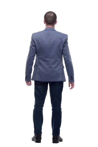 立っているビジネスマンの完全な長さの肖像画 — ストック写真