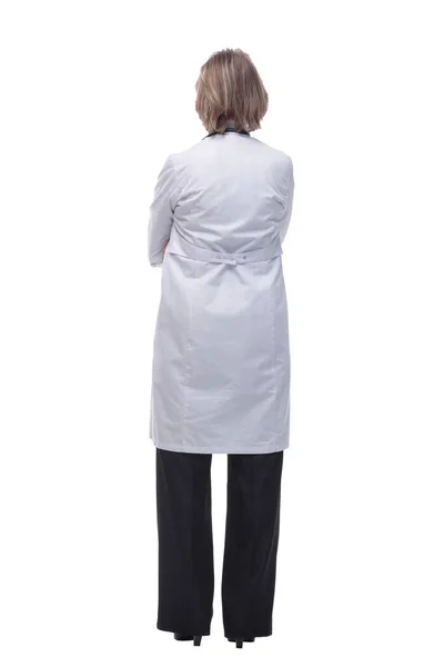 Full length back view of a health care worker — Stock Photo, Image