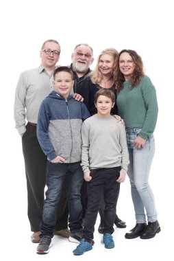 Tam gelişim. Mutlu aile bir arada.