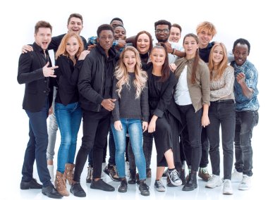 Sıradan bir grup insan yürüyor.