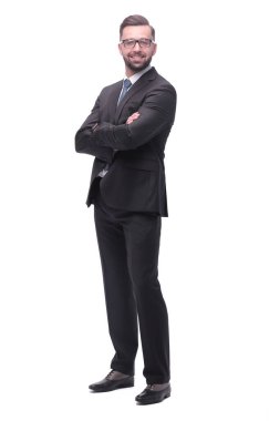 İş adamı iş ekibiyle bir toplantı yapıyor..