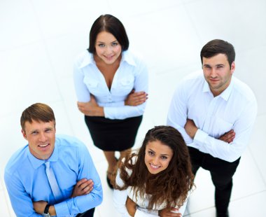 iş adamları Üstten Görünüm