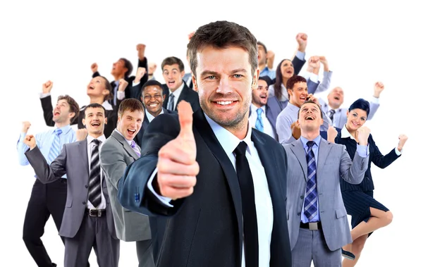 Happy business group. — Stock Photo, Image