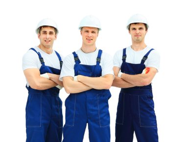 Profesyonel endüstriyel işçilerin grup