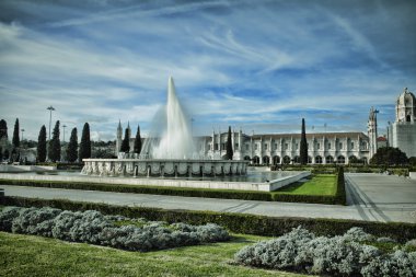 Mosteiro dos Jeronimos Lizbon, Portekiz 'de
