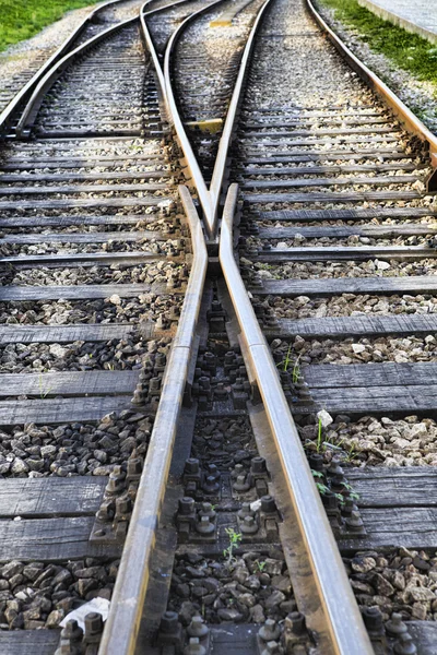 Railway tracks. LISBON — Stock Photo, Image