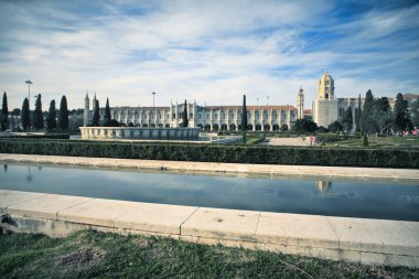 Mosteiro dos Jeronimos, Belem eski bir manastırda; Lisbon, Portu