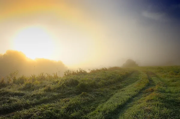 Lever de soleil à la campagne — Photo