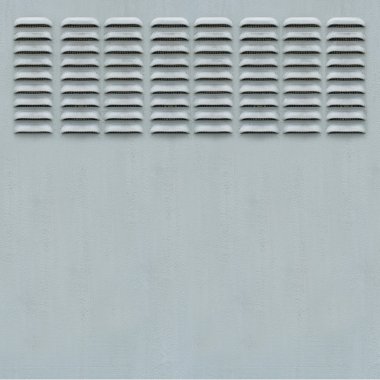 Metal Panel with Ventilation Grill clipart