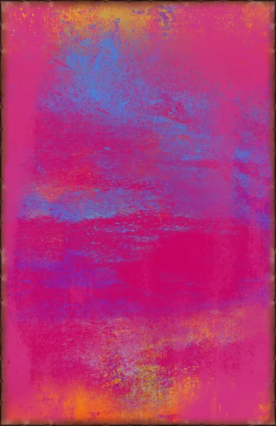 Vivid Pink textur med Rusty sömmar längs kanterna — Stockfoto