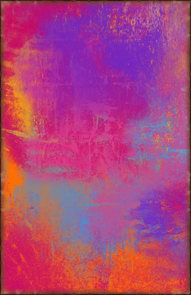 Цветная веселая текстура с ржавыми швами вдоль кромок Стоковое Изображение