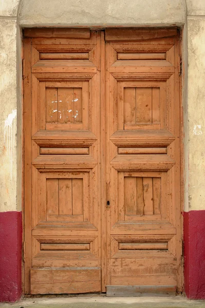 Vintage porta de madeira — Fotografia de Stock