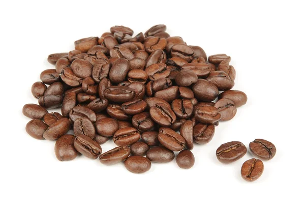 Coffee Beans Isolated on White Background — Stock Photo, Image