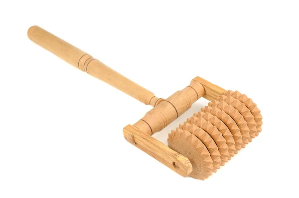 Handheld Wooden Massager — Stock Photo, Image