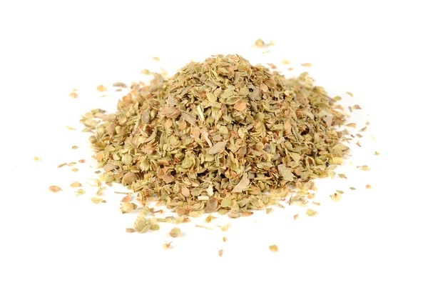 Dried Oregano Herb Isolated on White Background — Stock Photo, Image