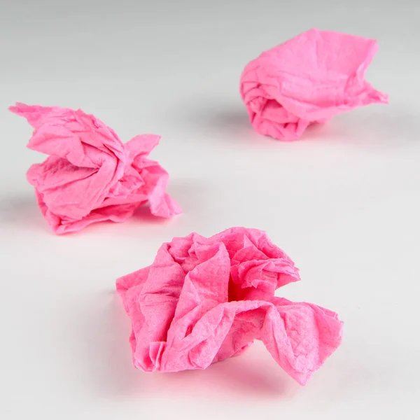 Crumpled Paper Napkins — Stock Photo, Image