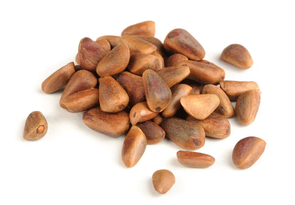 Pine Nuts Isolated on White Background — Stock Photo, Image