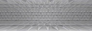 Alüminyum arka plan olarak panoramik Oda