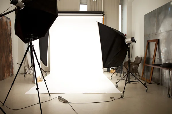 Moderne fotostudio – stockfoto