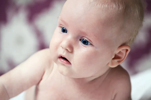 Cute three month old baby boy — Stock Photo, Image