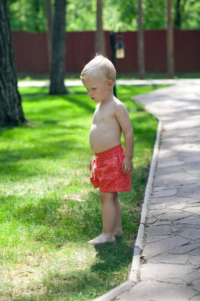 Retrato de un niño de dos años — Foto de Stock