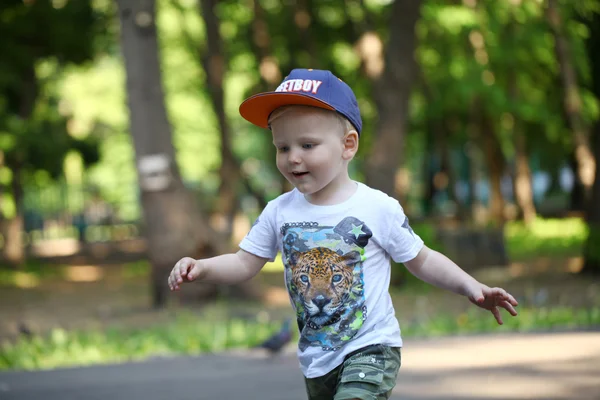 Blonde baby boy — Stock Photo, Image