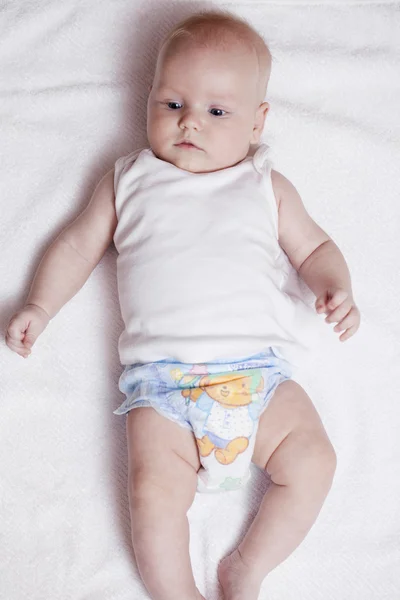 Ritratto di un neonato a casa — Foto Stock