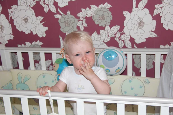 Portrait of a beautiful baby boy — Stock Photo, Image