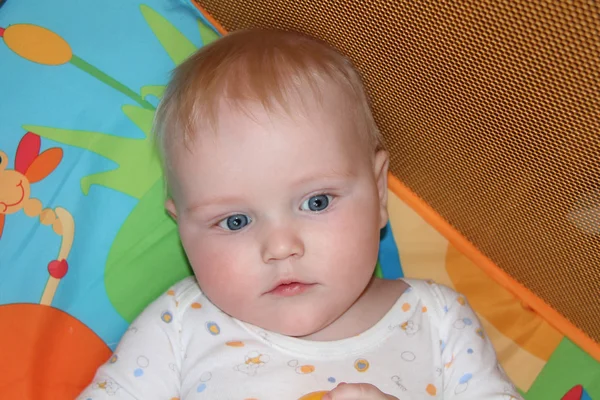 Happy baby boy at home — Stock Photo, Image