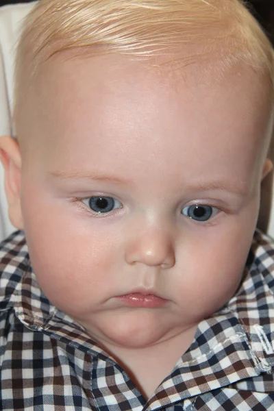 Sex månader gammal pojke — Stockfoto