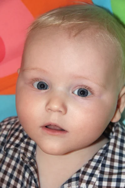 Hat hónapos kisfiú. — Stock Fotó