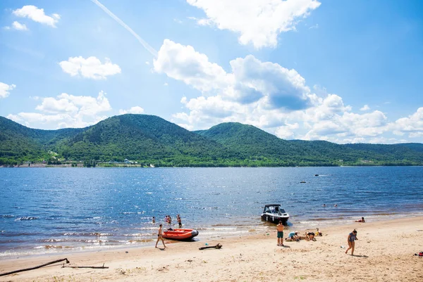 Wolga Kanal Mastrjukowskie Seen Russland Samara Samara Region Sommer Freien — Stockfoto