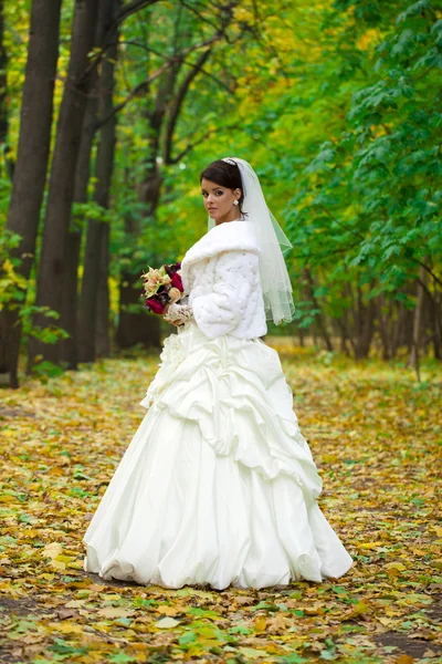 Portrait d'une belle mariée souriante — Photo