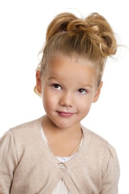 güzel liitle kız portresi 