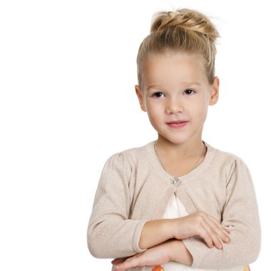 güzel liitle kız portresi 