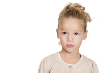 güzel liitle kız portresi 