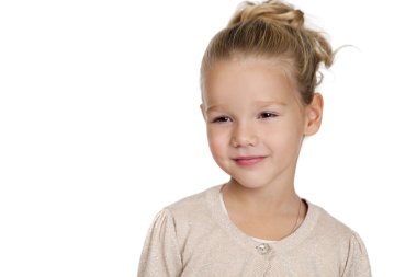 güzel liitle kız portresi 