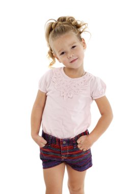 güzel liitle kız portresi 