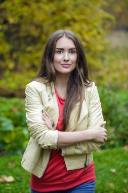 Genç güzel kadın.