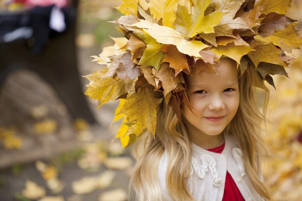 Retrato de uma menina muito liitle — Fotografia de Stock