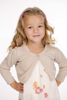 güzel liitle kız portresi 