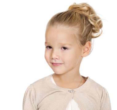 güzel liitle kız portresi 