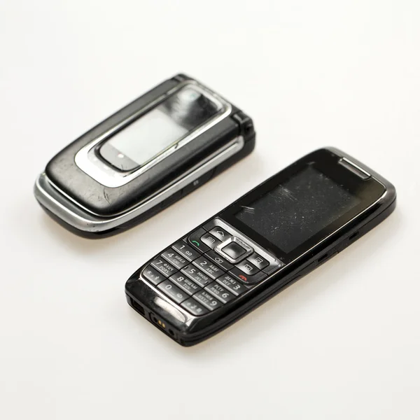 Två gamla mobiltelefon — Stockfoto