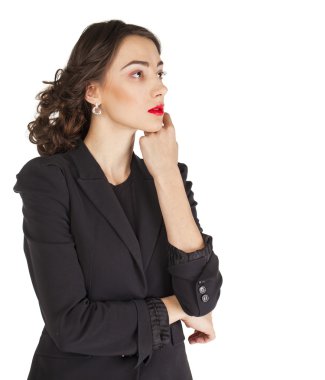 Genç güzel kadın.